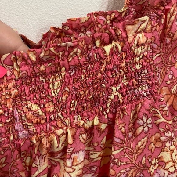 J.Crew Squareneck puff-sleeve cotton-blend voile top in bouquet block print - Picture 6 of 11